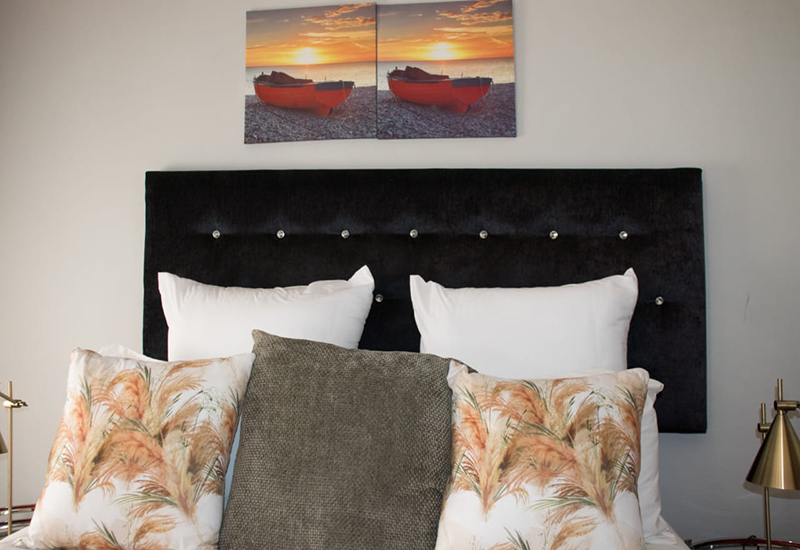 Minimalist room with essential amenities