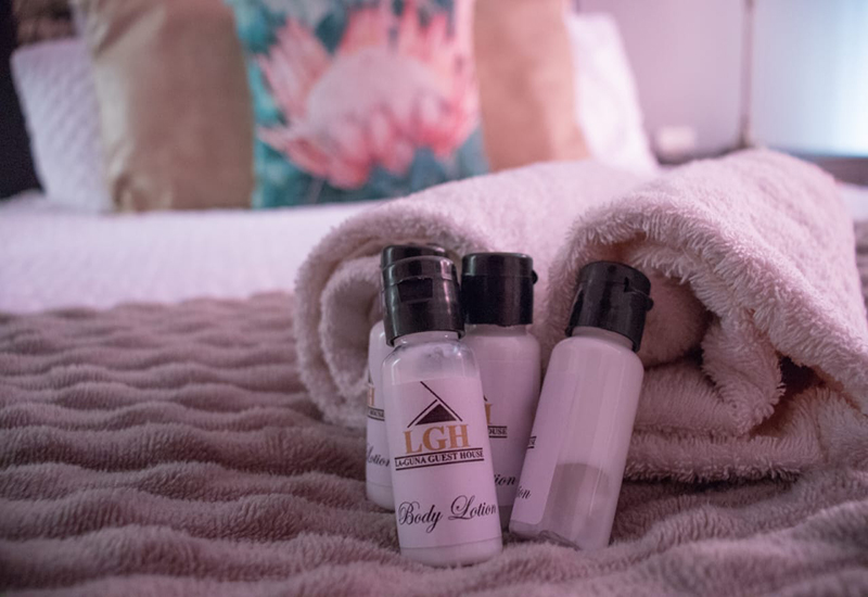 Private suite with quiet surroundings